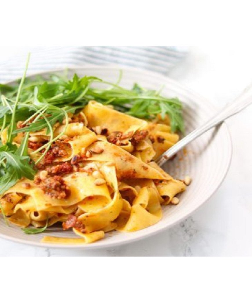 Pappardelle com Rúcula Pappardelle com Rúcula